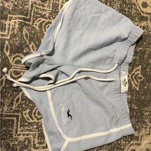 Hollister Sky Blue High-Rise Shorts
